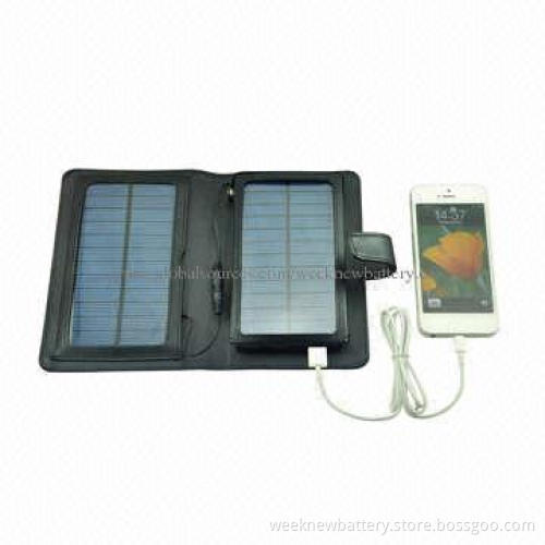 Solar Charger for Mobile Phones, GPS, Digital Devices, 3W with Built-in 3,600mAh Battery